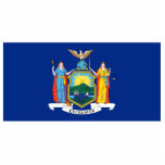 New York Flag, The Empire State, American Colonies Cutout<br><div class="desc">New York state is one of the origenal 13 colonies of the American Revolution. The Empire State is home to New York City also called The Big Apple. Natural features include Niagara Falls and Niagara Falls. This work is in the public domain in the United States because it was published...</div>