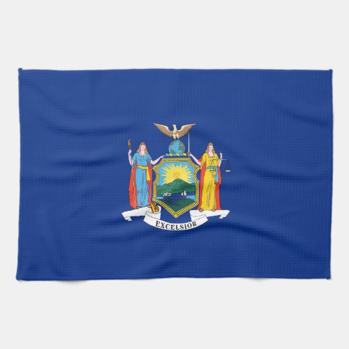 New York Flag The Empire State American Colonies Kitchen Towel
