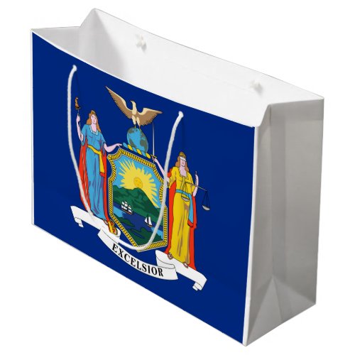 New York Flag The Empire State American Colonies Large Gift Bag