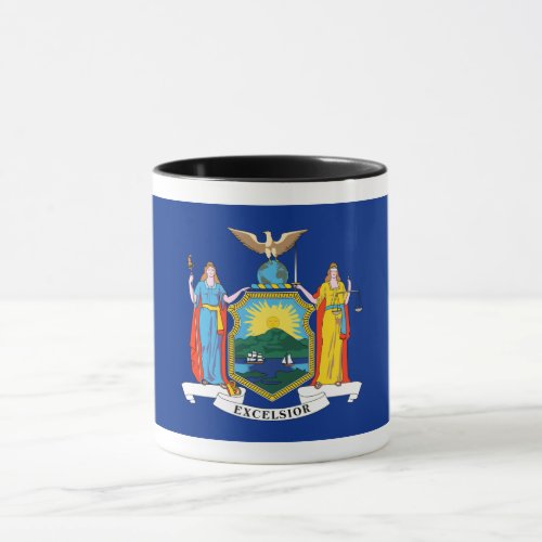 New York Flag The Empire State American Colonies Mug