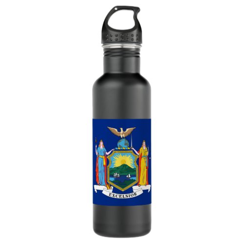 New York Flag The Empire State American Colonies Stainless Steel Water Bottle