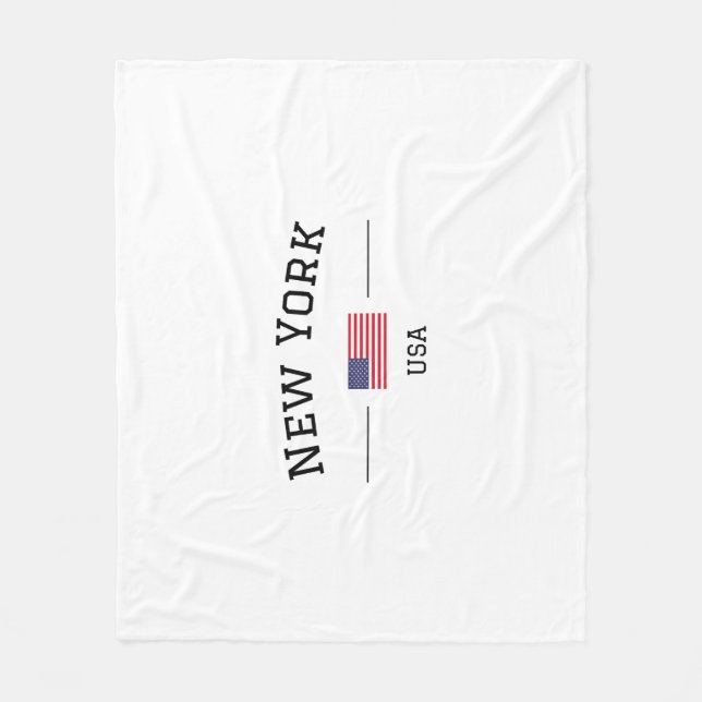 New York Fleece Blanket (Front)