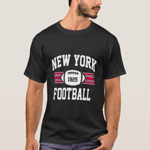 New York Football Athletic Vintage Sports Team Fan T_Shirt