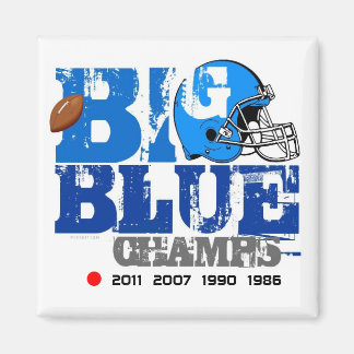 New York Football Champs Years Magnet