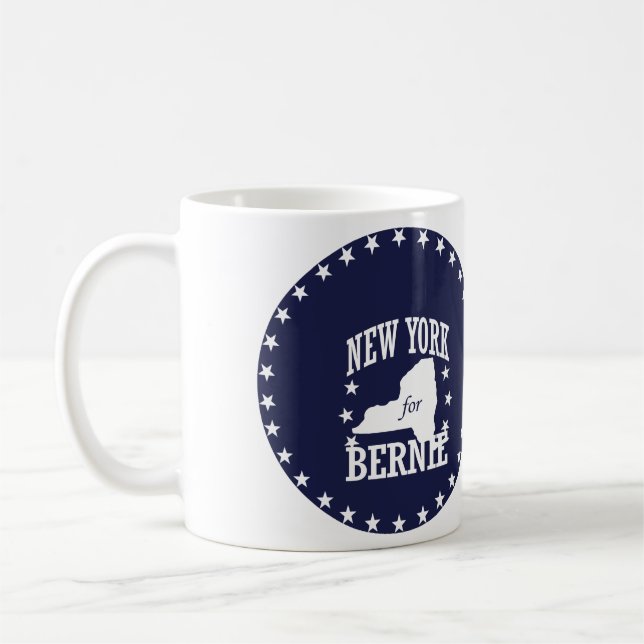 NEW YORK FOR BERNIE SANDERS COFFEE MUG (Left)