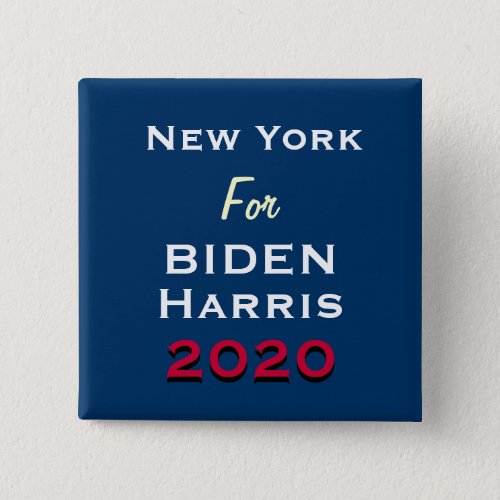 New York For BIDEN HARRIS 2020 Campaign Button