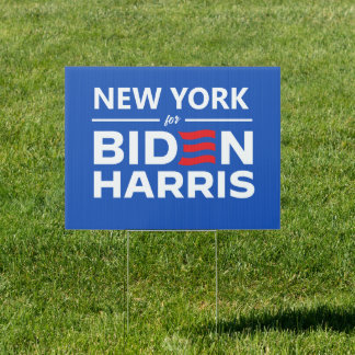 New York for Biden Harris Sign