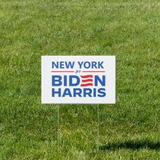 New York for Biden Harris Sign