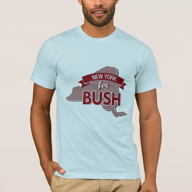 NEW YORK FOR BUSH -.png T-Shirt (Front)