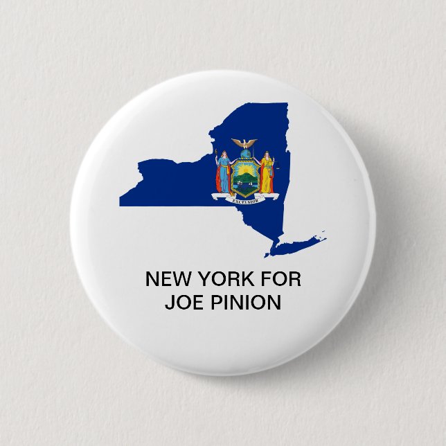 NEW YORK FOR JOE PINION SENATE BUTTON (Front)