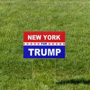 New York For Trump Sign