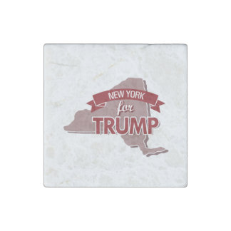 New York for Trump Stone Magnet