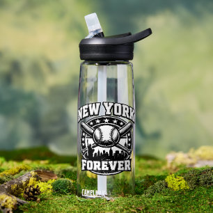 New York Forever – Vintage Baseball Skyline Water Bottle