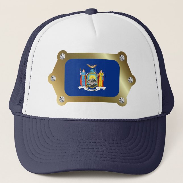 New York framed Flag Hat (Front)