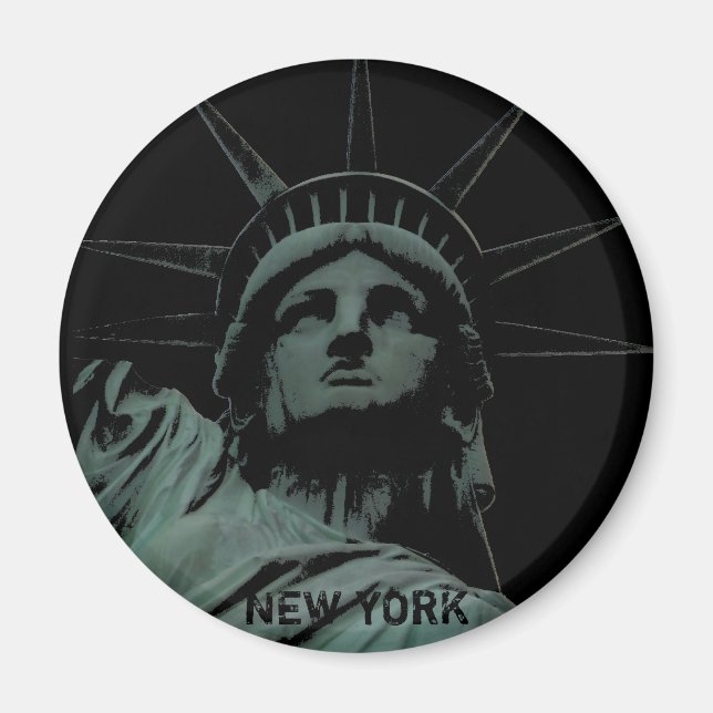 New York Fridge Magnet NY Souvenir Magnet (Front)