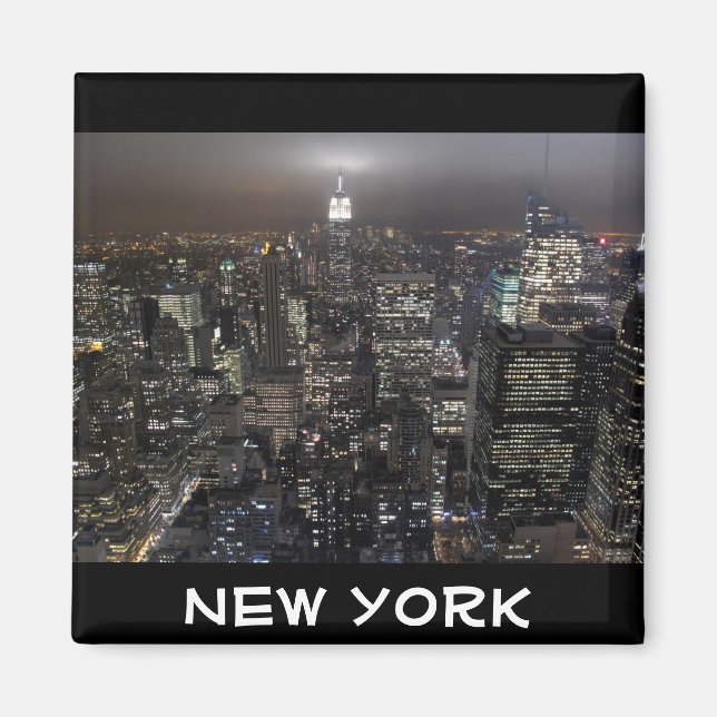 New York Fridge Magnet NY Souvenir Magnet (Front)