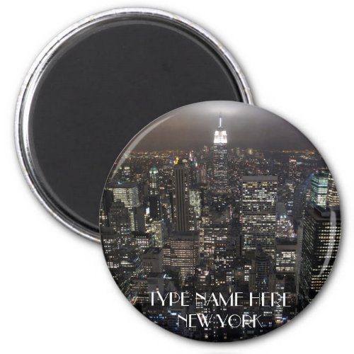 New York Fridge Magnet Personalized NYC Magnet