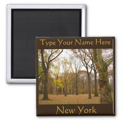 New York Fridge Magnet Personalized NYC Magnet