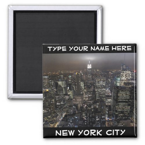 New York Fridge Magnet Personalized NYC Magnet