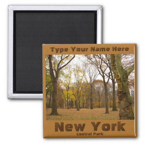 New York Fridge Magnet Personalized NYC Magnet