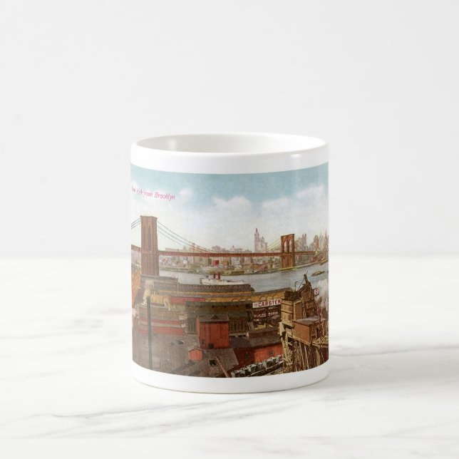 New York from Brooklyn Coffee Mug (Center)
