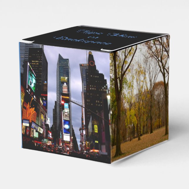 New York Gift Box Personalized Manhattan Boxes (Front Side)