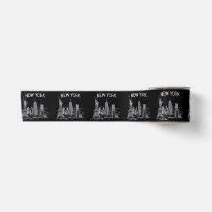 New York Gifts for Men Women NY City Vintage Urban Satin Ribbon