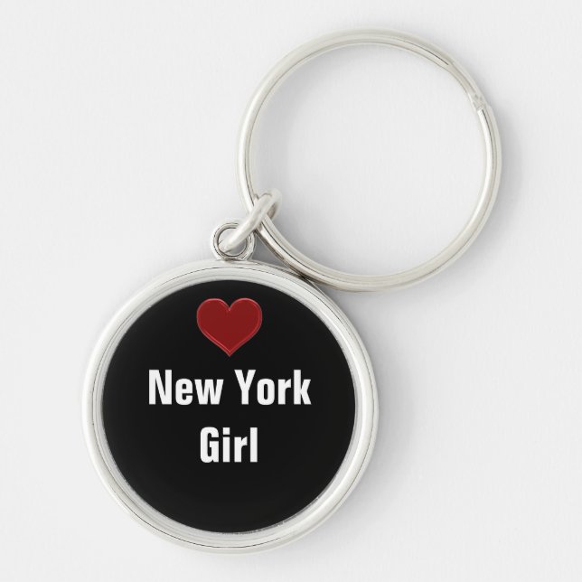 NEW YORK GIRL- KEYCHAIN-Original design cool! Keychain (Front)