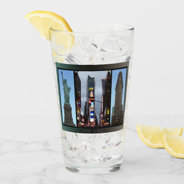 New York Glasses Personalized New York Souvenirs (Front Ice)
