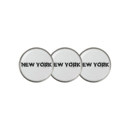 New york golf ball marker