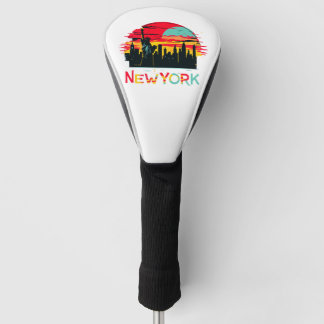 new york golf head cover