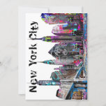New York graffiti Invitation
