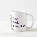 New York Hanukkah Gelt NYC Skyscraper Holiday Coffee Mug<br><div class="desc">Mug features an original marker illustration of a classic NYC landmark "dressed up" for the Hanukkah holiday.

This Chanukah illustration is also available on other products. Don't see what you're looking for? Need help with customization? Contact Rebecca to have something designed just for you.</div>