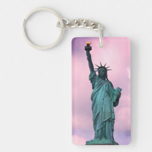 New York Harbor Famous Lady Liberty Statue - NYC Keychain