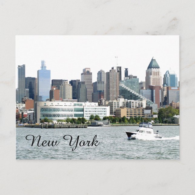 New York Harbor Postcard (Front)