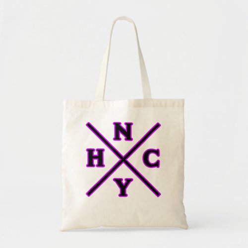 New York HARD CORE NYHC USA Vegan Straight Edge Pu Tote Bag