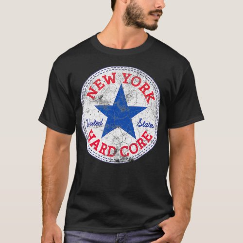 New York HARD CORE NYHC Vegan Straight Edge Punk R T_Shirt
