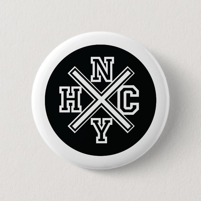 New York Hardcore Pinback Button (Front)