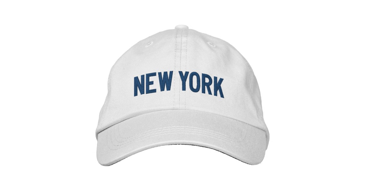 Retro New York Script Classic NY Baseball Hat Dad Cap 