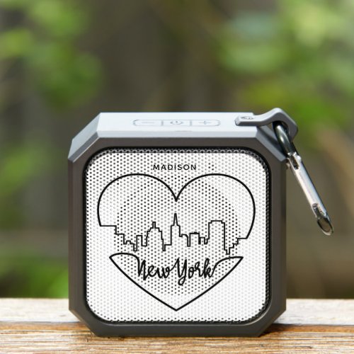 New York Heart custom name Bluetooth Speaker
