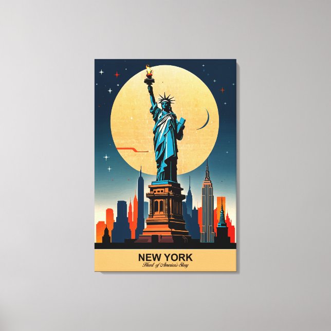 New York: Heart of America’s Story Canvas Print (Front)