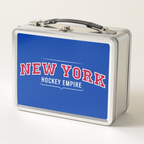 New York Hockey Empire _ Blue Lunch Box