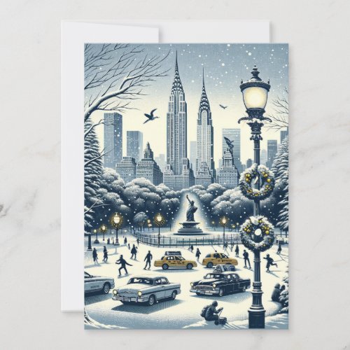 New York Holiday Elegance _ Customisable Card