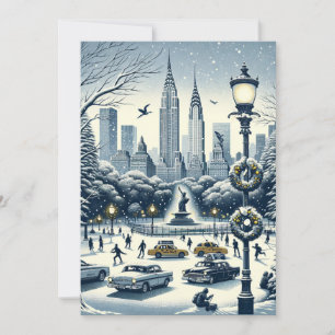 New York Holiday Elegance - Customizable Card. Card