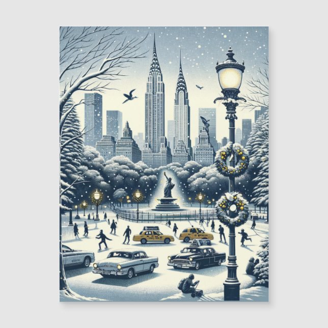 New York Holiday Elegance - Customizable Christmas (Front)
