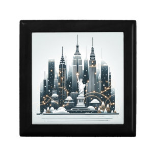 New York Holiday Elegance - Customizable Christmas Gift Box