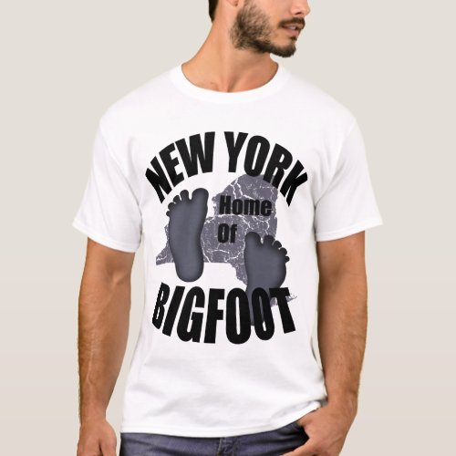New York Home of Bigfoot T_shirt