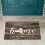 New York Home State Personalized Wood Look Doormat