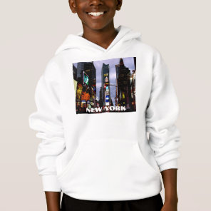 New York Hoodie Kid Times Square Hooded Sweatshirt