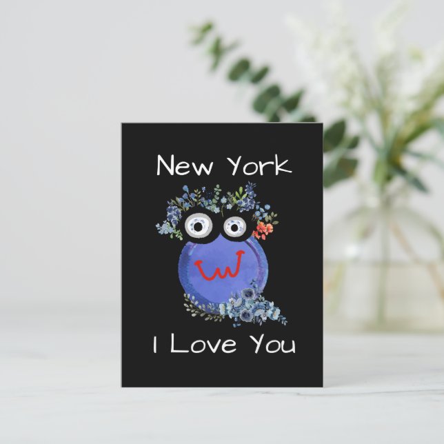New York I LOVE YOU, I love NY Postcard (Standing Front)